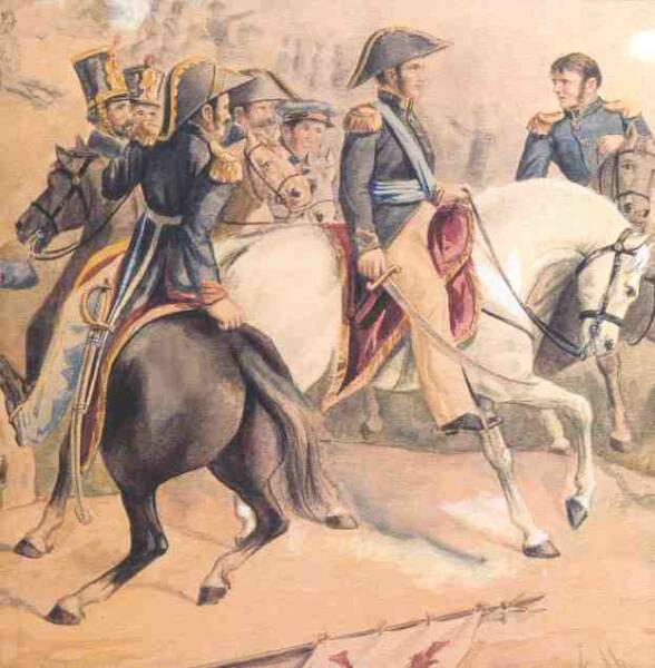 Command staff of the Argentine Republican army