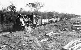 Paraguayan troop train