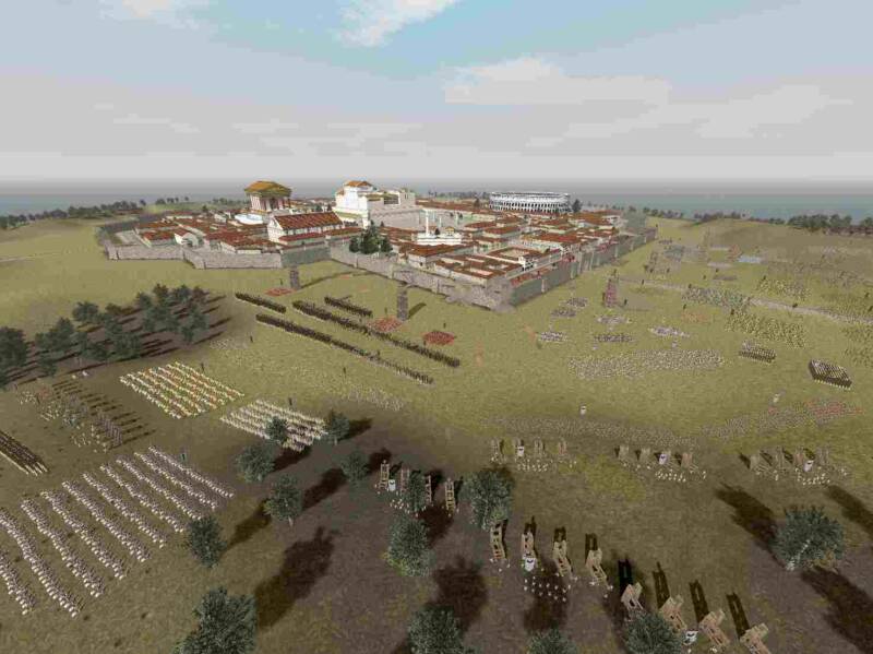 Besieged city