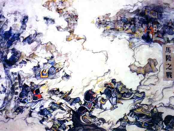 assault on the walled town of Maling