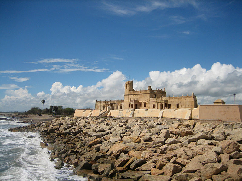the old Danish fort Dansborg at Tranquebar