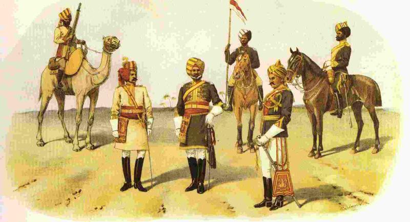 soldiers of the later Raj