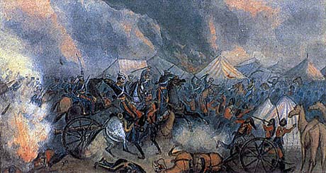 light dragoons attack the sikh camp