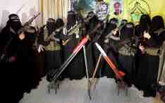 female Hamas guerillas in Gaza 2007