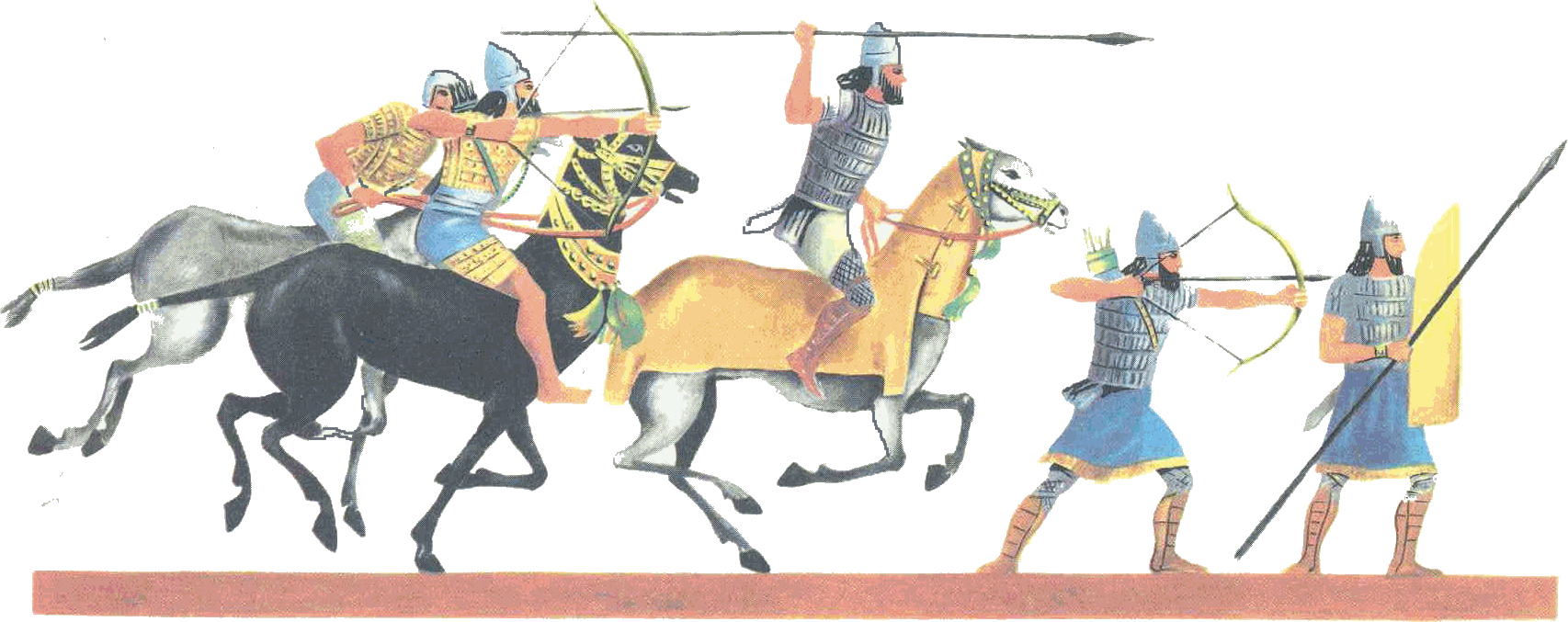 Assyrian troops of circa 900bc