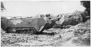 early model St Chamond tanks