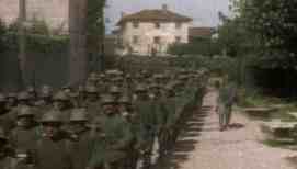 Italians march to the front