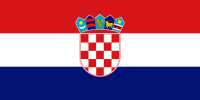 Modern day flag of Hrvatska