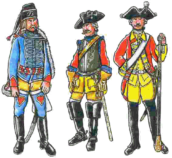 Danish troops such as these came close to entering the 7 Years War on the Prussian side when the Count of Holstein Gottorp became  Tsar of Russia and prepared to attack the country