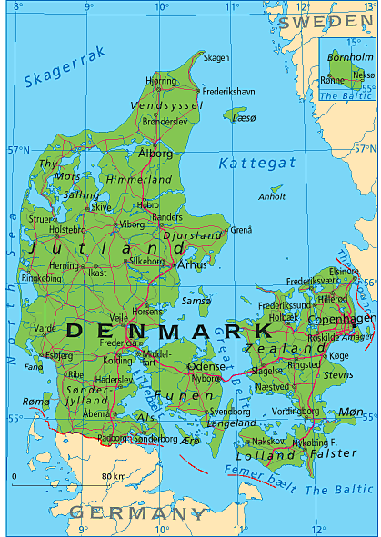 Battles fought in Denmark & adjacent areas