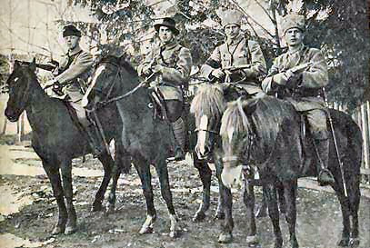 Finnish civil war cavalry