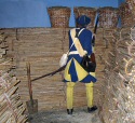 Swedish infantry man the ramparts