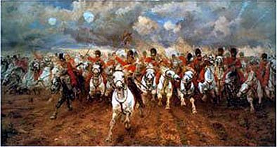 the scots greys dragoons at waterloo 1815