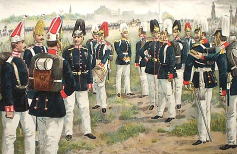 Prussian troops of the late C19