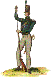 Hanoverian KGL infantry in British service during the Napoleonic Wars