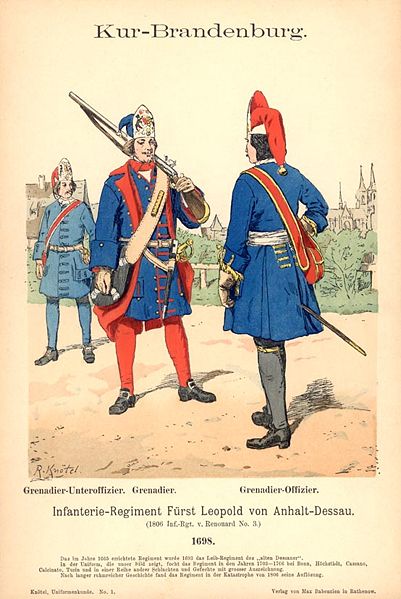 Brandenburg infantry 1698