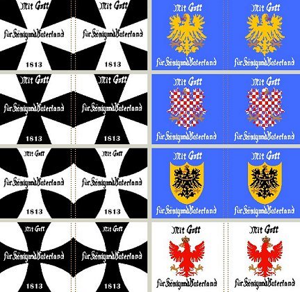 Prussian militia flags of 1813
