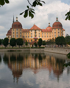 the palace of Moritzburg