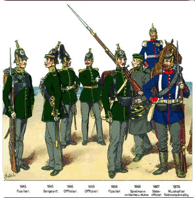 Saxon troops of the later C19