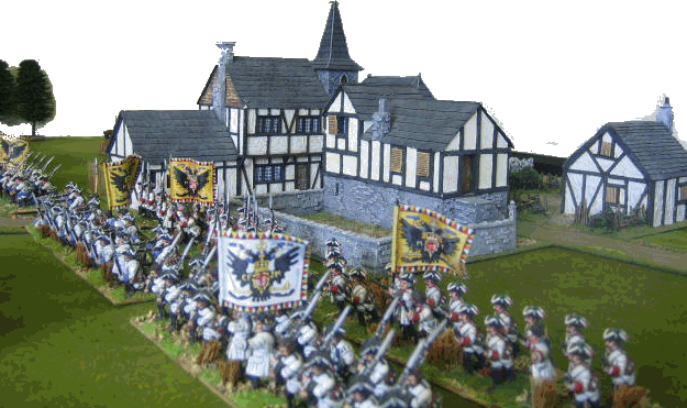 1741 battle recreated in miniature