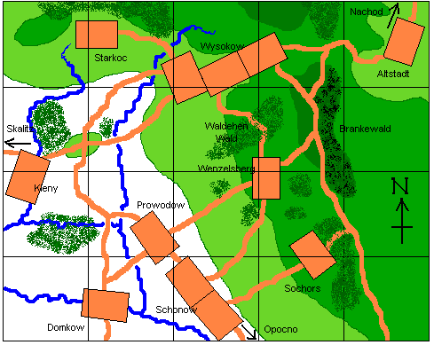 battleground of Nachod in Bohemia 1866