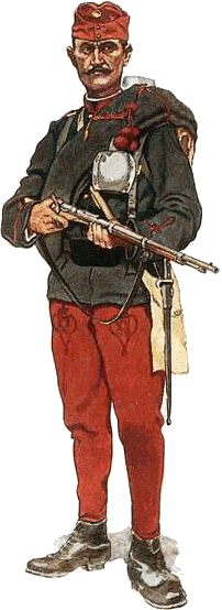 Hungarian infantry of the C19