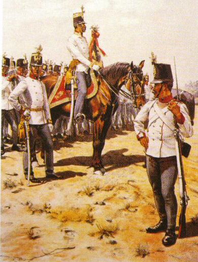 Hungarians at Sadowa 1866