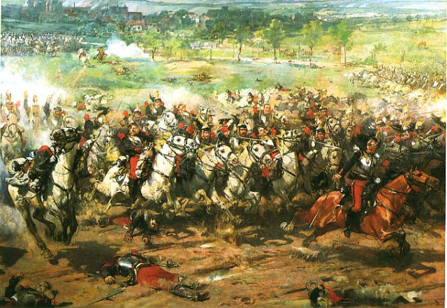 French cavalry charge at Worth