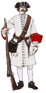 Fusilier of the White Cross 1706