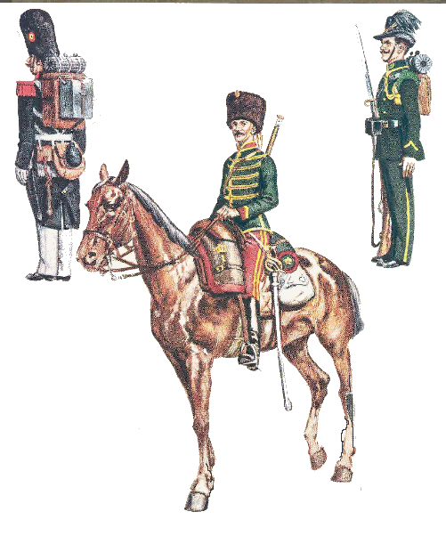 Belgian troops of the early C19 and of 1885