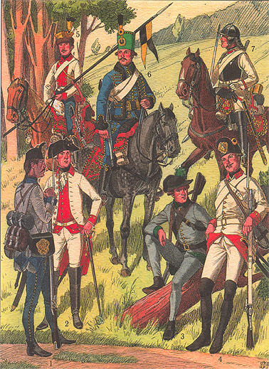 Troops of the Austrian Netherlands 1790s
