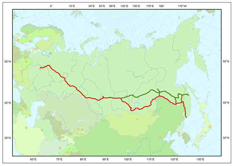 Kolchak and the Czech legion fought their way all the way from Vladivostok to Kazan along the Transib railway - and then back again