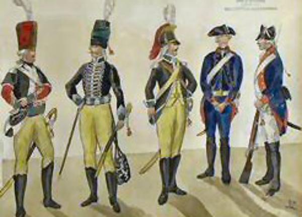 Dutch troops 1786