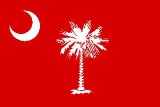 standard of South Carolina, the first state to secede from the Union