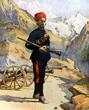 Imperial mountain gunner 1878