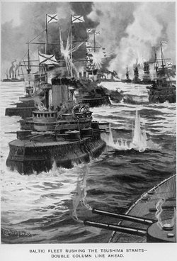 Russian fleet at Tsushima 1905