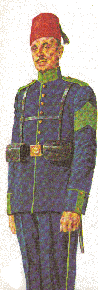 Turk sergeant of infantry 1912