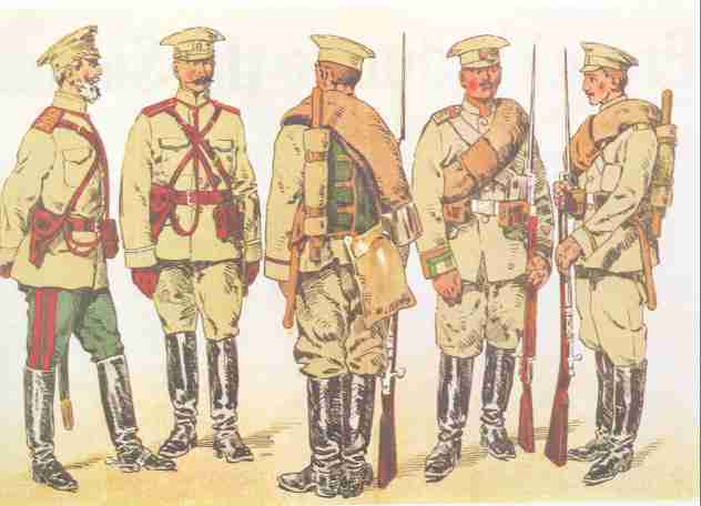 a selection of summer uniforms