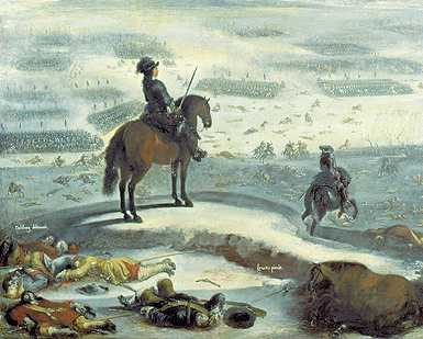 Charles X of Sweden invades across the ice