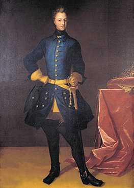 Charles XII dressed in the same uniform for many years