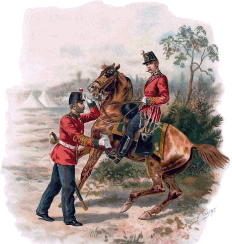 Officers of the 66th Foot 1880