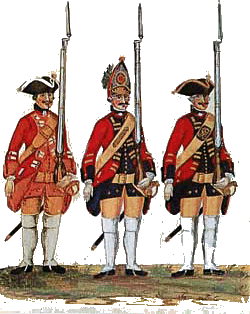 Hanoverian troops at Minden