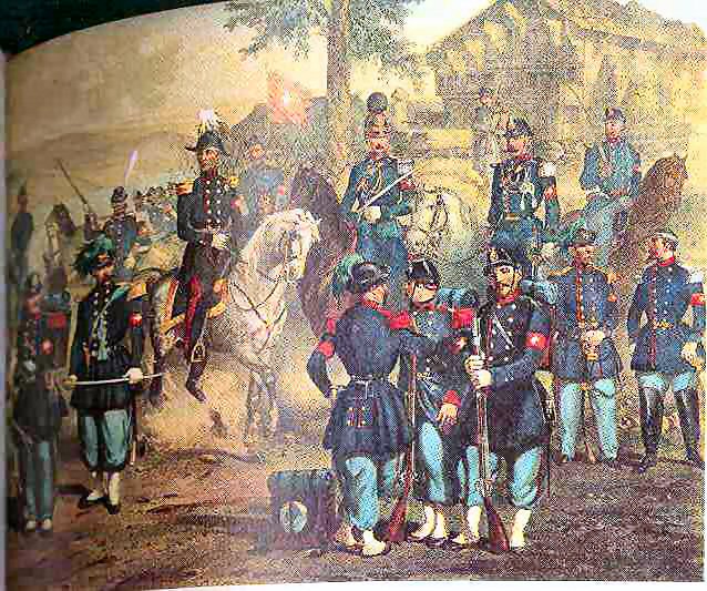 Dufours Swiss army of the later C19
