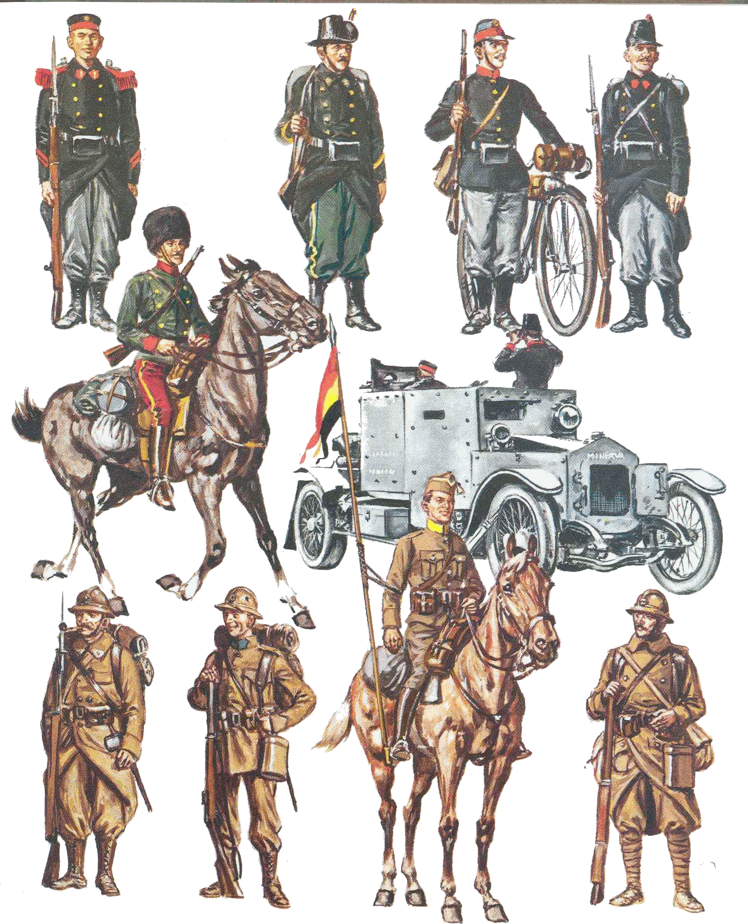 Belgian troops of 1914-18