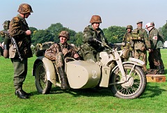 Waffen SS motorcycle combi