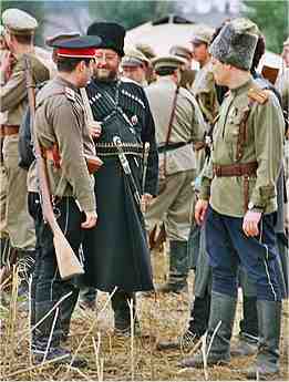 Russian officers of WW1