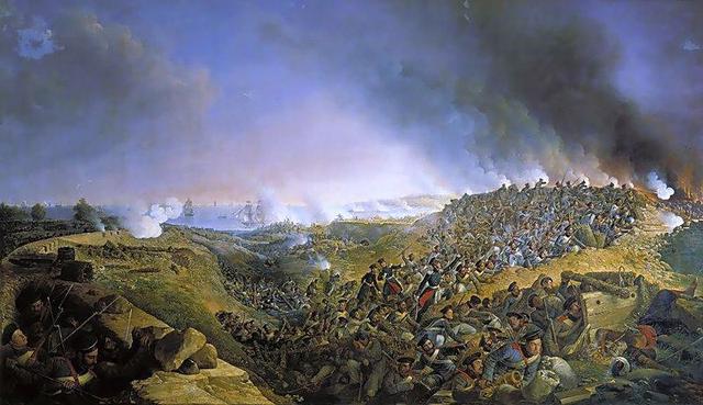 Russians storm Varna during the Turkish war of 1828